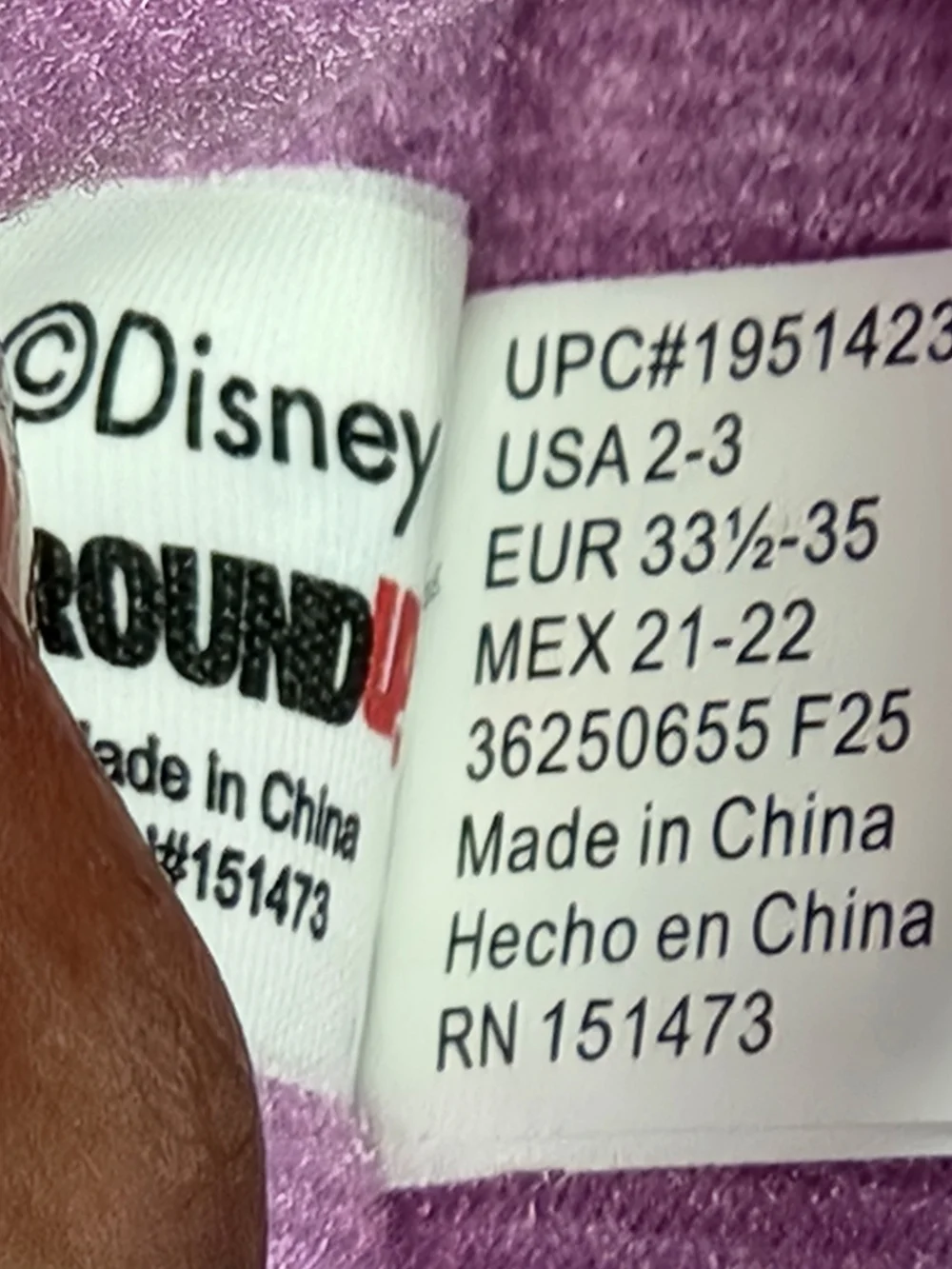 DisneyStitch and Angel Pop-Up Ears Plush HouseSlippers Mismatched Youth Size 2-3